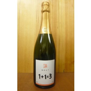 画像: カヴァ・1+1=3・ウ・メス・ウ・ファン・トレス・ブリュット（2004年・表記なし）・ピニョル家＆エステーベ家（シャンパン製法）