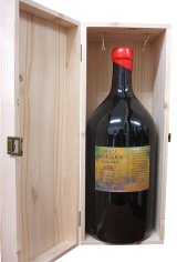画像: “ドゥーカ”・サンフェリーチェ・チロ・リゼルヴァ・ロッソ[2004]年・特大瓶3,000ml・リブランディ社・限定品・豪華木箱入り・ロウ封印