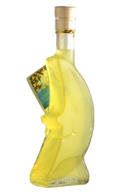 画像1: リモンチェッロ・アマルフィ・ムーンボトル・生産者・プロフーミ・デッラ・コスティエーラ（マンフィ家元詰）・イタリア・アマルフィ産のレモン使用（I.G.P原産地呼称保護付リモンチェッロ・着色料・保存料・一切無添加）